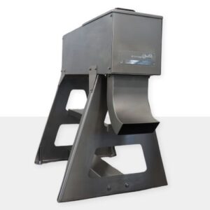 DC Norris North America's Model 990 Industrial Can Crusher on a white and gray background