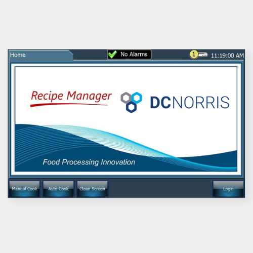 DC Norris Recipe Manager home screen